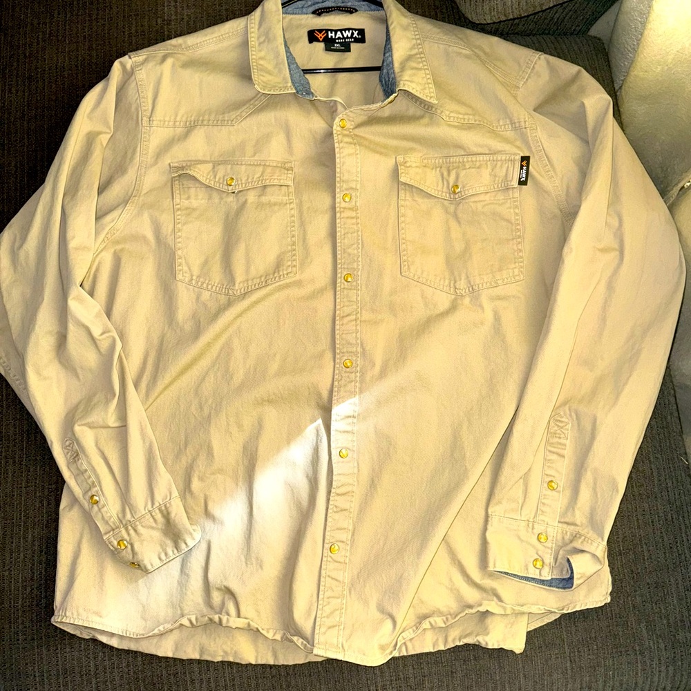 HAWX Work Wear Button Down 3XL Shirt